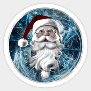 Santa Claus Christmas Portrait 2 Sticker